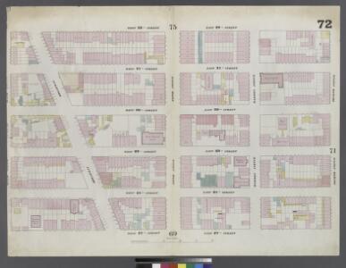 Plate 72: Map bounded by West 32nd Street, East 32nd Street, Fourth Avenue, East 27th Street, West 27th Street, Sixth Avenue