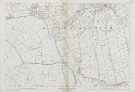Somerset LXIV.1 (includes: Baltonsborough; Barton St David; Butleigh) - 25 Inch Map