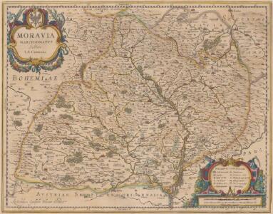 Moravia Marchionatus [Karte], in: Novus Atlas, das ist, Weltbeschreibung, Bd. 1, S. 188.
