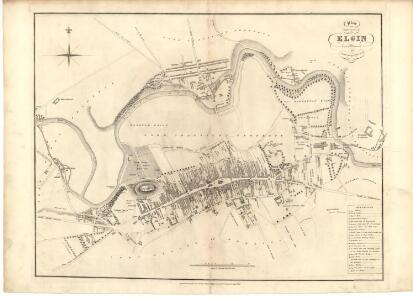 Plan of the Town of Elgin from actual survey.