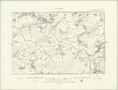 Radnorshire XVII.NW - OS Six-Inch Map
