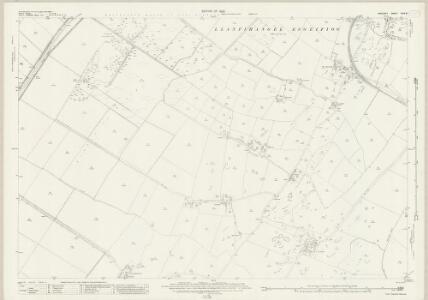 Anglesey XVIII.15 (includes: Llanfihangel Ysgeifiog; Llangaffo; Llangristiolus; Llanidan) - 25 Inch Map