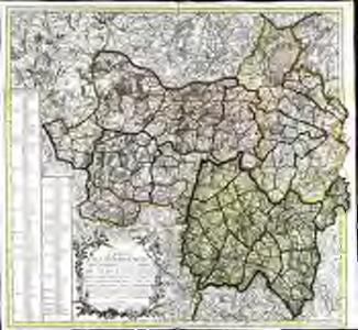 Carte des départemens de Saone et Loire, du Jura et de l'Ain