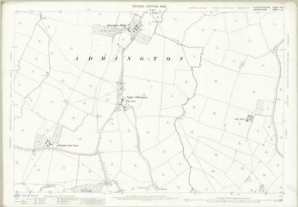Gloucestershire IV.14 (includes: Admington; Ilmington; Quinton; Whitchurch) - 25 Inch Map