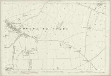 Essex (1st Ed/Rev 1862-96) XXXVIII.4 (includes: Thorpe Le Soken) - 25 Inch Map
