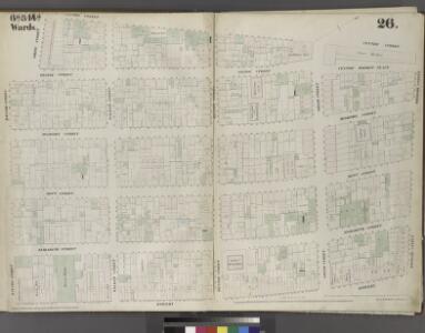 Plate 26: Map bounded by Broome Street, Bowery, Bayard Street, Orange Street, White Street, Centre Street.