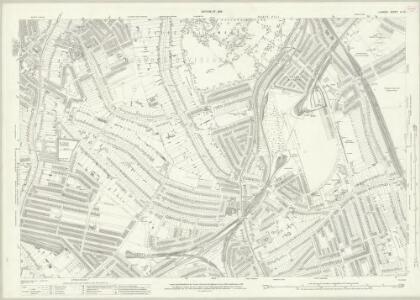 London (1915- Numbered sheets) IX.14 (includes: Lambeth St Mary; Wandsworth Borough) - 25 Inch Map
