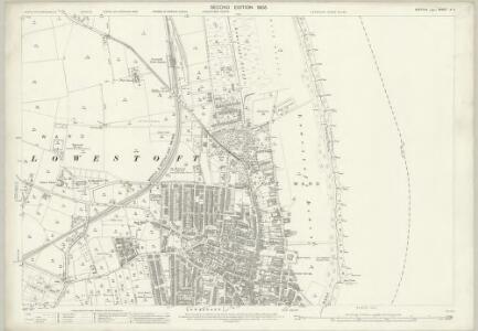 Suffolk X.4 (includes: Lowestoft) - 25 Inch Map
