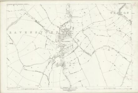 Buckinghamshire V.1 (includes: Ravenstone; Weston Underwood) - 25 Inch Map