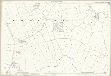 Yorkshire CLVI.15 (includes: Hessay; Moor Monkton; Nether Poppleton) - 25 Inch Map