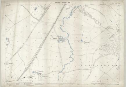 Essex (1st Ed/Rev 1862-96) LII.15 (includes: Chelmsford; Great Baddow; Margaretting; Stock; Writtle) - 25 Inch Map