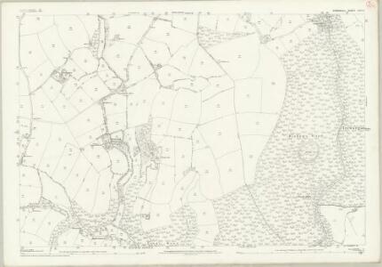 Cornwall LVII.4 (includes: Kenwyn; St Allen; St Clement; St Erme) - 25 Inch Map