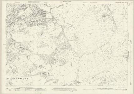 Westmorland XXXII.12 (includes: Bowness On Windermere; Crook; Hugill; Nether Staveley; Windermere) - 25 Inch Map
