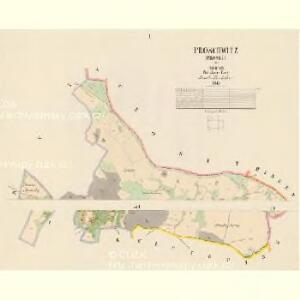 Proschwitz (Proseč) - c6109-1-001 - Kaiserpflichtexemplar der Landkarten des stabilen Katasters