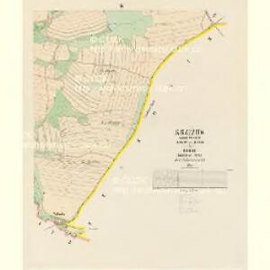 Krzižow - c3671-1-004 - Kaiserpflichtexemplar der Landkarten des stabilen Katasters