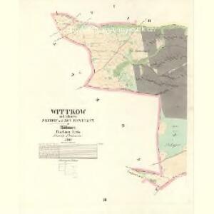Wittkow - c8633-1-001 - Kaiserpflichtexemplar der Landkarten des stabilen Katasters