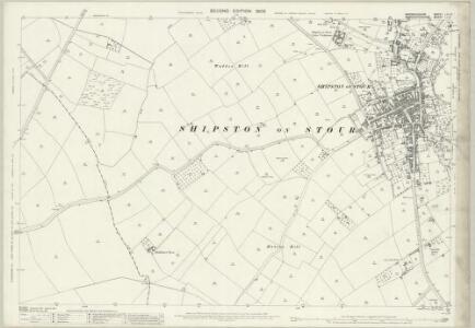 Warwickshire LIII.12 (includes: Barcheston; Shipston on Stour; Stretton on Fosse; Tredington) - 25 Inch Map