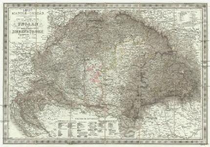 General - Post- und Strassen- Karte des Königreichs Ungarn und des Grossfürstenthums Siebenbürgen