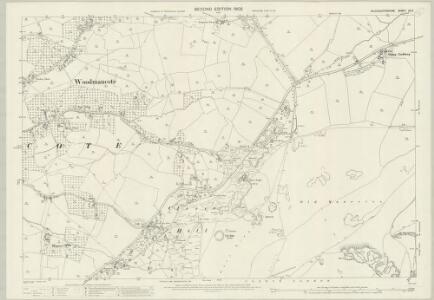 Gloucestershire XX.9 (includes: Prescott; Southam; Winchcombe; Woodmancote) - 25 Inch Map