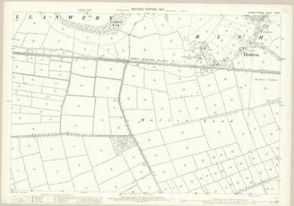 Monmouthshire XXXIV.3 (includes: Bishopston; Llan Wern; Whitson) - 25 Inch Map