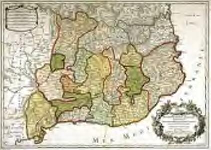 Principauté de Catalogne ou sont compris les comtés de Roussillon, et de Cerdagne