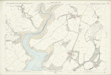 Cornwall LXXII.6 (includes: Gerrans; St Just in Roseland) - 25 Inch Map