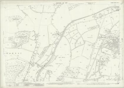 Surrey XIX.12 (includes: Banstead; Chipstead; Coulsdon; Woodmansterne) - 25 Inch Map