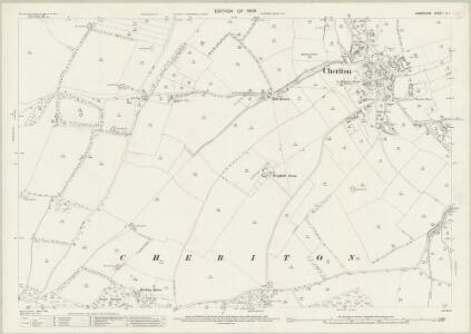 Hampshire and Isle of Wight LI.1 (includes: Cheriton; Kilmiston; Tichborne) - 25 Inch Map