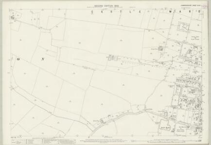 Cambridgeshire XLVII.1 (includes: Cambridge; Coton; Grantchester) - 25 Inch Map