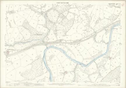 Brecknockshire XI.6 (includes: Llanafan Fechan; Llanganten; Llanynys) - 25 Inch Map