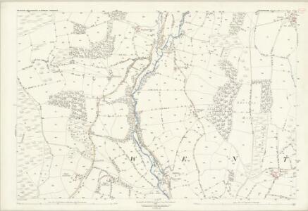 Shropshire LV.6 (includes: Norbury; Ratlinghope; Wentnor) - 25 Inch Map