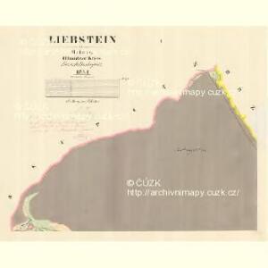 Liebstein - m3553-4-001 - Kaiserpflichtexemplar der Landkarten des stabilen Katasters