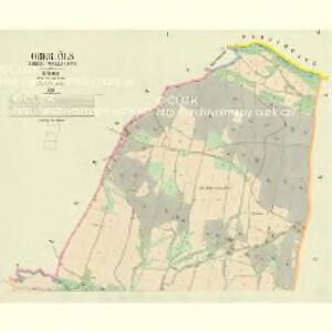 Ober Öls (Hořenj Wolessnice) - c2112-1-001 - Kaiserpflichtexemplar der Landkarten des stabilen Katasters