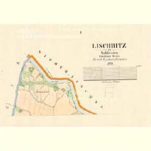 Lischbitz - m1677-1-001 - Kaiserpflichtexemplar der Landkarten des stabilen Katasters