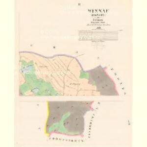 Winnau (Zbinohy) - c9177-1-002 - Kaiserpflichtexemplar der Landkarten des stabilen Katasters