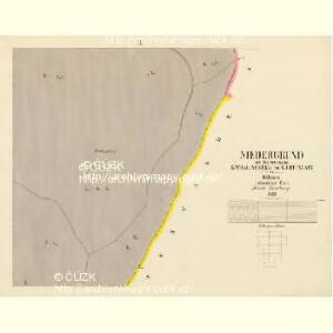 Niedergrund - c1362-2-008 - Kaiserpflichtexemplar der Landkarten des stabilen Katasters