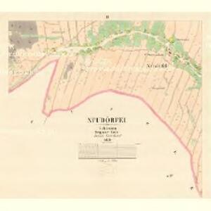 Neudörfel - m2025-1-003 - Kaiserpflichtexemplar der Landkarten des stabilen Katasters