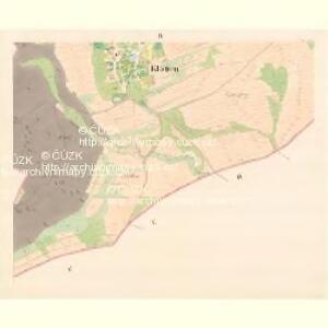 Klötten (Klettna) - m1195-1-004 - Kaiserpflichtexemplar der Landkarten des stabilen Katasters