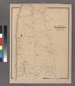Plate 21: Town of Yonkers, Westchester County. (River Dale.)