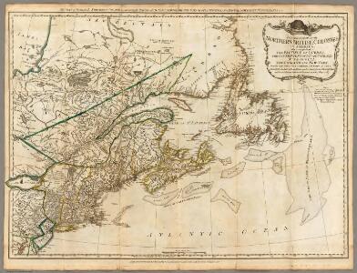 A General Map of the Northern British Colonies in America.