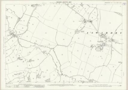 Lincolnshire LXXIV.11 (includes: Aswardby; Hagworthingham; Harrington; Sausthorpe; Somersby) - 25 Inch Map