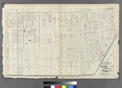 Plate 12: Part of Ward 22. City of Brooklyn.