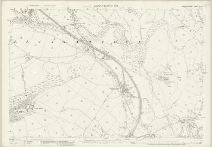 Monmouthshire XXIX.5 (includes: Caerleon; Llanfrechfa Lower; Llanhennock Fawr) - 25 Inch Map