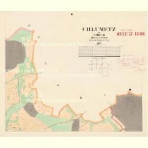 Chlumetz - c2522-1-002 - Kaiserpflichtexemplar der Landkarten des stabilen Katasters