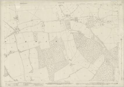 Surrey XVII.16 (includes: Cobham; Ockham) - 25 Inch Map