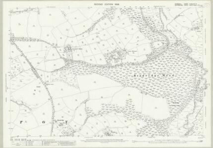 Cornwall IX.16 & IXA.13 (includes: Boyton; Luffincott; North Tamerton; Northcott; St Giles On The Heath; Tetcott) - 25 Inch Map