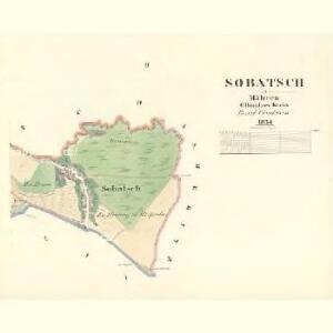 Sobatsch - m2803-1-002 - Kaiserpflichtexemplar der Landkarten des stabilen Katasters