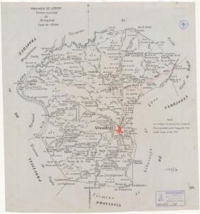 Mapa planimètric d'Almatret