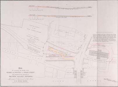 Plan for preventing the Traffic to the WHARFS AND PREMISES IN TOOLEY STREET being impeded by that proceeding TO THE FOUR RAILWAY STATIONS