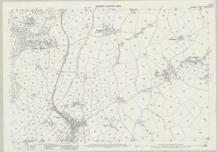 Cornwall LXXVI.6 (includes: Helston; Sithney; Wendron) - 25 Inch Map